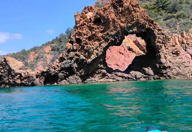 Balade en Canoë de Mer à Porto, Corse